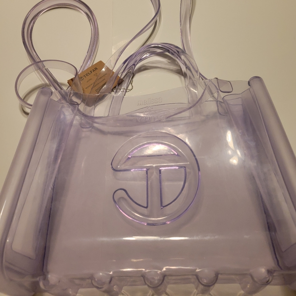 Melissa x Telfar Medium Jelly Shopper - Clear
